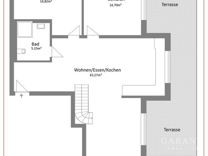 5 Zimmer-Maisonette-Garten-Wohnung - München - ca. 117 qm